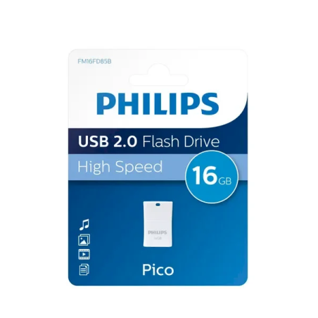 Philips FM16FD85B USB 2.0 Flash Drive Pico Edition 16GB blue