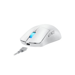 ASUS ROG Harpe Ace Mini kompiuterio pelė Žaidimams Abiems rankoms RF Wireless + Bluetooth + USB Type-C Optinis 42000 DPI