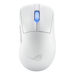 ASUS ROG Keris II Ace Wireless AimPoint White kompiuterio pelė Žaidimams Dešinės rankos RF Wireless + Bluetooth + USB Type-A Opt
