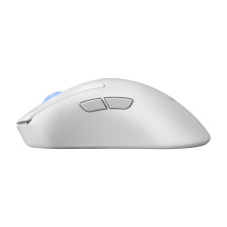 ASUS ROG Keris II Ace Wireless AimPoint White kompiuterio pelė Žaidimams Dešinės rankos RF Wireless + Bluetooth + USB Type-A Opt