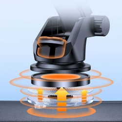 Joyroom JR-ZS283 Car Mount Clamp Holder 360 Rotation (Dashboard Version) 4.7-6.7 inch / Black