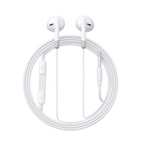 Joyroom JR-EW01 Earphone Wired In-Ear Headphones with Remote and Microphone 3.5mm Jack / white EU