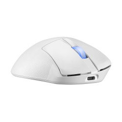 ASUS ROG Keris II Ace Wireless AimPoint White kompiuterio pelė Žaidimams Dešinės rankos RF Wireless + Bluetooth + USB Type-A Opt
