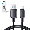 Joyroom USB - Lightning Cable Multi-Color Series A14 480mb/s 2.4A 1.2m / black