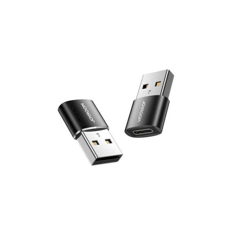 Joyroom S-H152 Adapter USB 3.2 Gen 1 Male to USB-C Female to USB Male (2pcs) / black