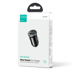 Joyroom Car Charger Mini C+U 30W / black