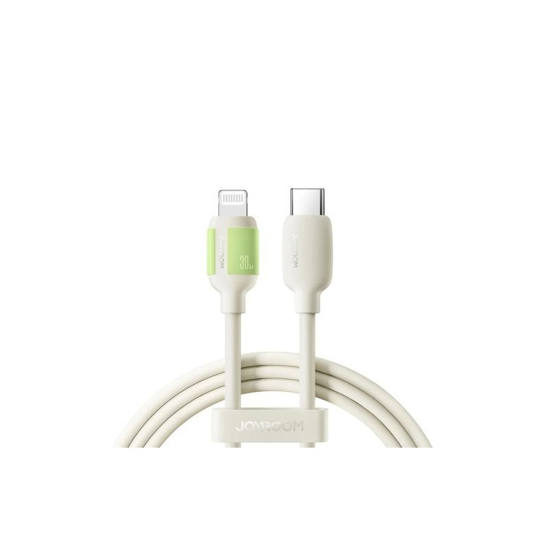 Joyroom Type-C - Lightning Fluorescent Series Cable A53 30W 2m / beige