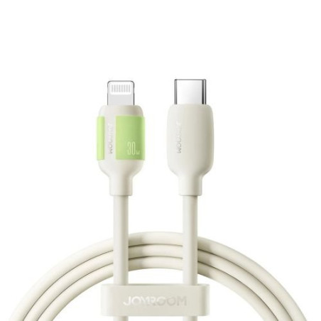 Joyroom Type-C - Lightning Fluorescent Series Cable A53 30W 2m / beige