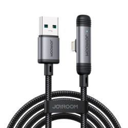 Joyroom USB - Lightning EnjoyX Series 90 Degree Cable A56 3A 480mb/s 1.2m / black