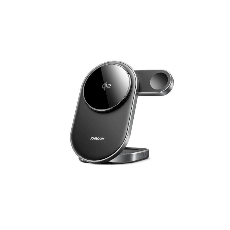 Joyroom JR-W17 Wireless Charger 3-in-1, for iPhone, Apple Watch and AirPods All Series Cable, 15W / black