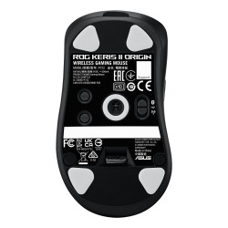 ASUS ROG Keris II Origin BLK kompiuterio pelė Žaidimams Dešinės rankos RF Wireless + Bluetooth + USB Type-A Optinis 42000 DPI