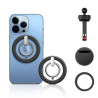 Joyroom JR-ZS294 Car Mount Magnetict Multifunctional Kit for Air Outlet (Car Holder, Magnetic Ring, Magnetic Cap) / black