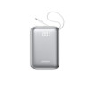 Joyroom JR-PBF29 Power Bank with Digital Display Type-C, PD 22.5W, 20000 mAh with built-in Double Type-C Cable / white