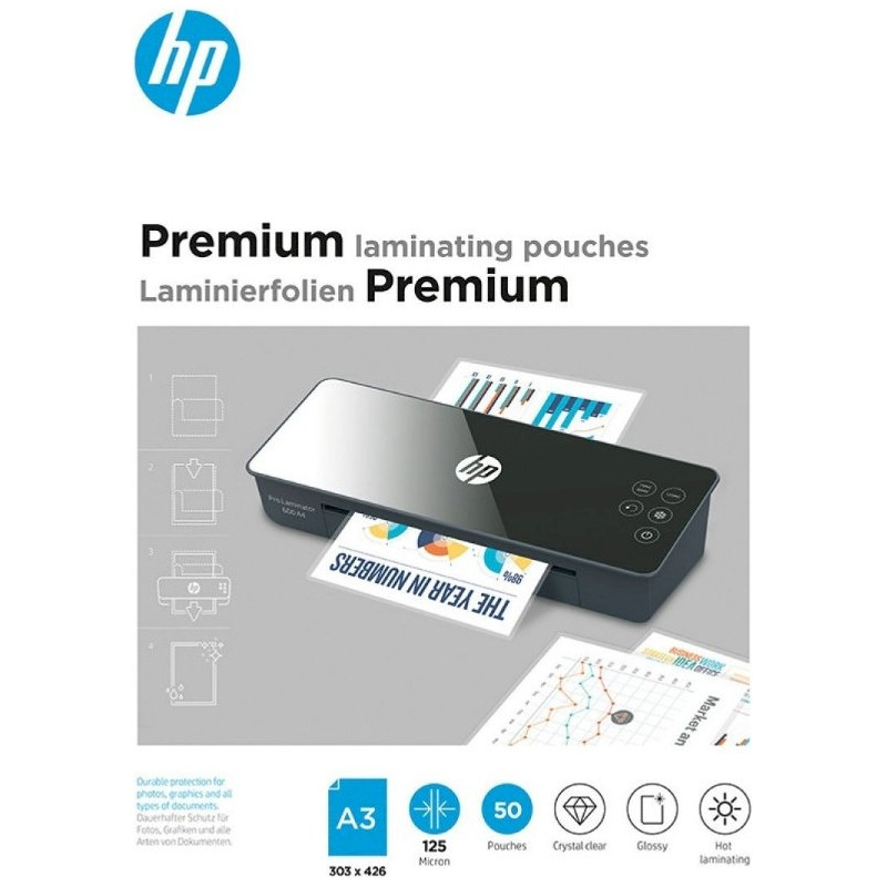 HP Premium Lamination Film A3 50 pc(s)