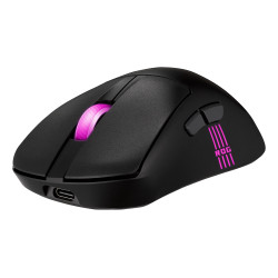ASUS ROG Keris II Origin BLK kompiuterio pelė Žaidimams Dešinės rankos RF Wireless + Bluetooth + USB Type-A Optinis 42000 DPI