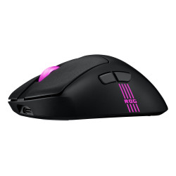 ASUS ROG Keris II Origin BLK kompiuterio pelė Žaidimams Dešinės rankos RF Wireless + Bluetooth + USB Type-A Optinis 42000 DPI
