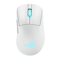 ASUS ROG Keris II Origin WHT kompiuterio pelė Žaidimams Dešinės rankos RF Wireless + Bluetooth + USB Type-A Optinis 42000 DPI