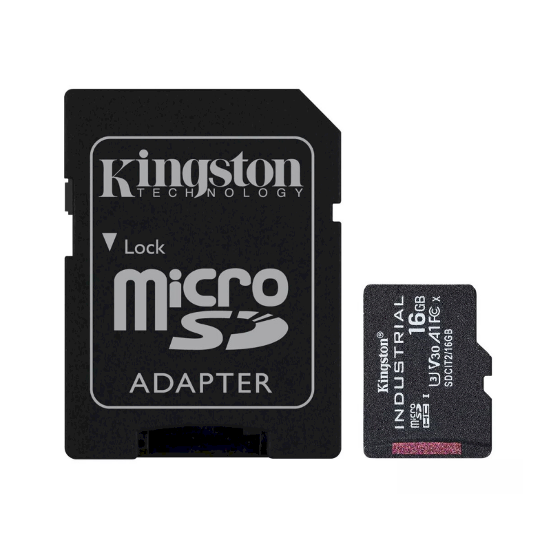 Kingston Industrial MicroSDHC Class 10 Memory card 16GB