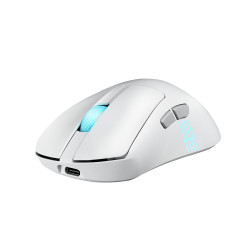 ASUS ROG Keris II Origin WHT mouse Gaming Right-hand RF Wireless + Bluetooth + USB Type-A Optical 42000 DPI