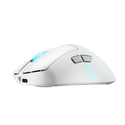 ASUS ROG Keris II Origin WHT mouse Gaming Right-hand RF Wireless + Bluetooth + USB Type-A Optical 42000 DPI