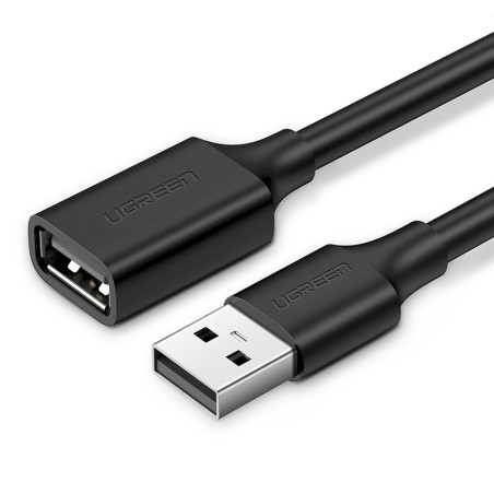 UGREEN US103 Cable extender USB AM - AF 3m / black
