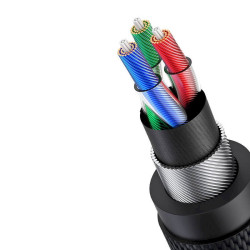 UGREEN AV183 Cable 3.5mm male - 3.5mm male 4pin, Alu case 2m