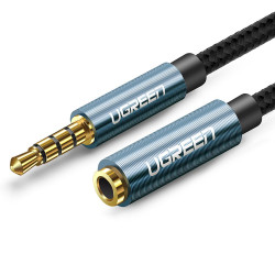 UGREEN AV118 Cable Extender 3.5mm male - 3.5mm male 4pin 2m with mesh