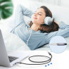 UGREEN AV118 Cable Extender 3.5mm male - 3.5mm male 4pin 2m with mesh