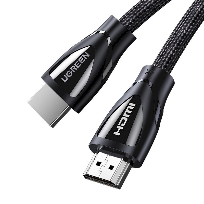 UGREEN HD140 Cable HDMI-HDMI 5m (HDMI 2.1 8K@60Hz 48Gbps) / black with nylon braid