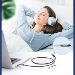 UGREEN AV118 Cable extender 3.5mm male - 3.5mm female 2m black