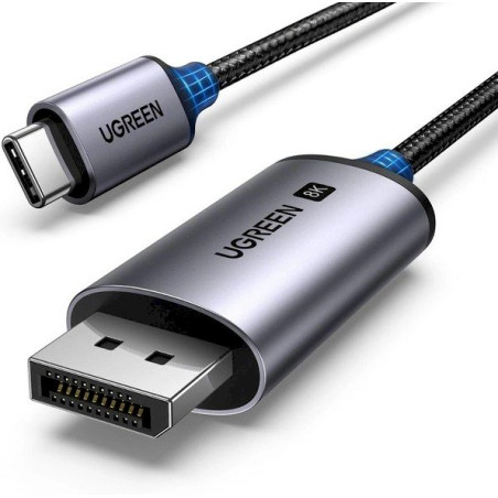 UGREEN CM556 Cable USB-C Male - DisplayPort Male 8K 60Hz 1m / Black