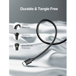 UGREEN US287 Cable USB A - USB-C 1m QC3.0/AFC/FCP 3A / black