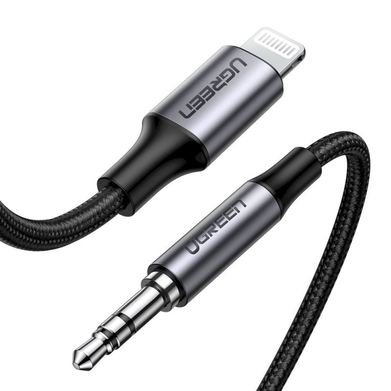 UGREEN US315 Cable IP Lightning male - 3.5mm male Aux 1m