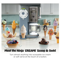 Ninja Creami Scoop & Swirl 13-in-1 Ice Cream and Slush Maker