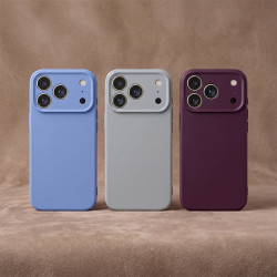 Mocco Silicon Case for Apple iPhone 17 Pro Max / 18 Pro Max Dark cherry