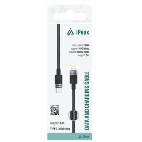 iPEAX 90010106 Cable USB-C / Lightning 1.5m