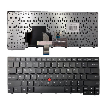 Replacement keyboard for Lenovo Thinkpad T440, T440p, T440s, T450, T450s, T431s, E431 with frame and trackpoint (US QWERTY)