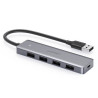 UGREEN 50985 Interface Hub USB 3.2 Gen 1 Type-A 5000 Mbit/s / silver