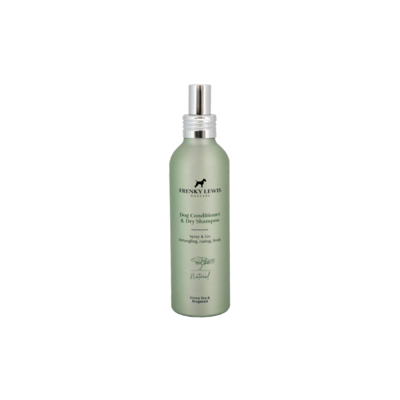 Sausas šampūnas - kondicionierius šunims Frenky Lewis Green Tea, Bergamot, 150 ml