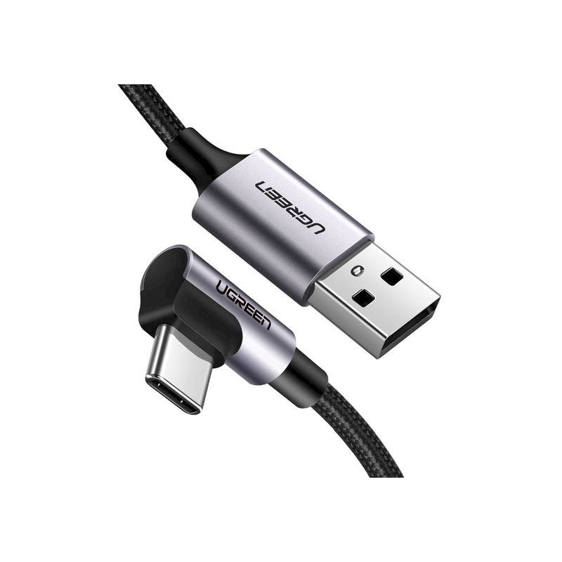 UGREEN 50940 USB Cable USB 2.0 USB-A to USB-C 0.48 Gbit/s 5 m / black, silver