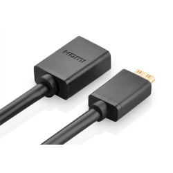 UGREEN 20137 HDMI Cable Mini-HDMI / black-gold