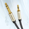 UGREEN 10630 AV127 Audio Cable 5 m 3.5mm to 6.35mm / grey