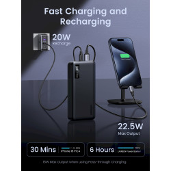 UGREEN 25683 Power Bank 20000 mAh 22.5 W / black