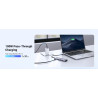UGREEN 15596 Laptop Dock / Port Replicator USB 3.2 Gen 1 Type-A + Type-C Aluminium 100W USB Power Delivery
