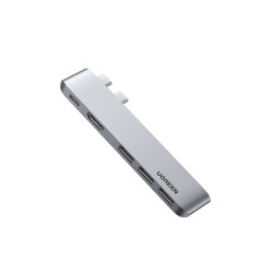 UGREEN 60559 Laptop Dock / Port Replicator USB 3.2 Gen 1 (3.1 Gen 1) Type-C / silver