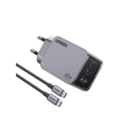 UGREEN 25871 Mobile Device Charger 65W Fast Charging / grey
