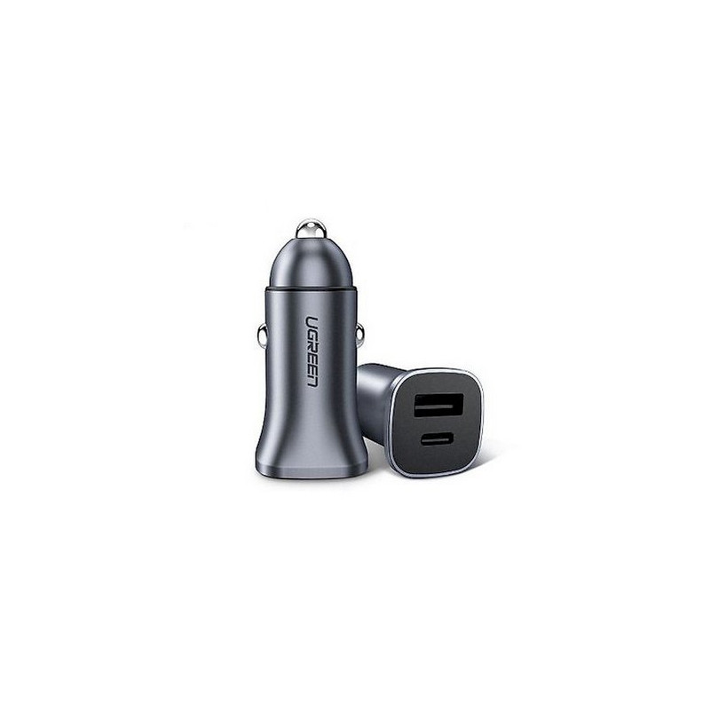 UGREEN 30780 Car Charger 18W Aluminium / black
