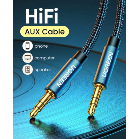 UGREEN 10688 Audio Cable 3.5mm 3 m / blue
