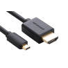 UGREEN 30103 Micro-HDMI to HDMI Video Cable Adapter 2 m