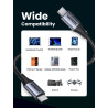 UGREEN 15311 USB-C to USB-C Charging Cable 240W 1m 4.8 Gbit/s / grey